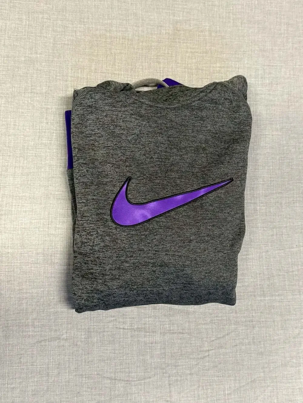 Nike Therma-Fit Performance Pullover Hoodie Grey and Purple
